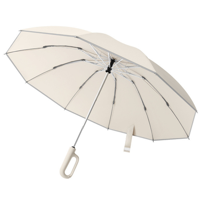 Minimalismus-Stil Gummi-Griff UV-Sonnencreme und Regenschirm für Outdoor-Aktivitäten
