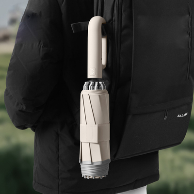 Minimalismus-Stil Gummi-Griff UV-Sonnencreme und Regenschirm für Outdoor-Aktivitäten