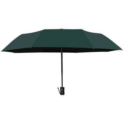 Polyester offenes vollautomatisches Winddichtes 3 Falte-Anti-UV-Schirm mit individuellem Logo
