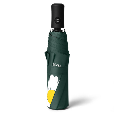 Warmverkauf 3 Klappbare Automatische Blumen-Multi-Farbe UV-Block Winddichtes Mode-Schirm