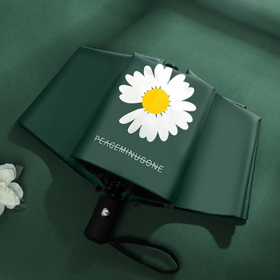 Warmverkauf 3 Klappbare Automatische Blumen-Multi-Farbe UV-Block Winddichtes Mode-Schirm
